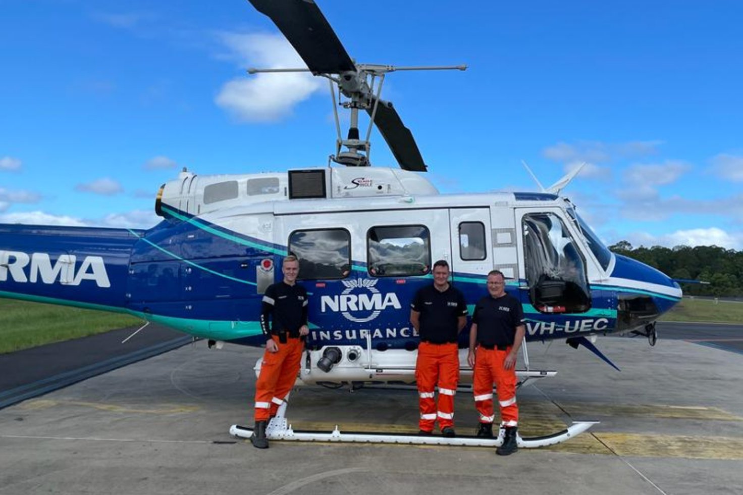 SES and NRMA Helicopter March 2022 floods